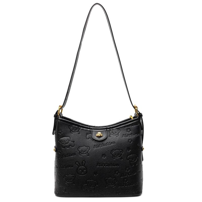 Стильная простая сумка большой вместимости женская 2025 новая высококлассная летняя универсальная сумка-мессенджер на плечо сумка-ведро