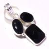 Подвеска из африканского аметиста и черного оникса, ручная работа, подарочное ювелирное изделие 1,9 дюйма M4F99