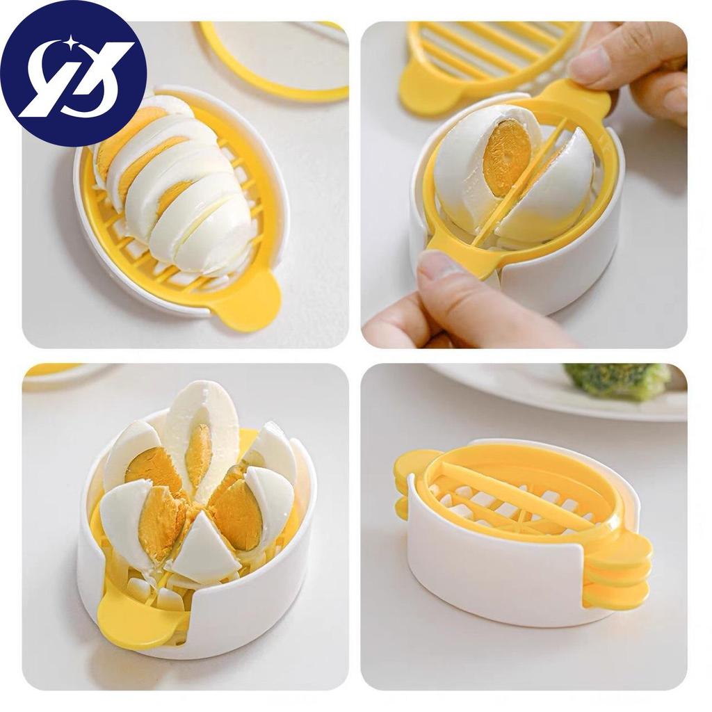 Durable Multifunctional Egg Cutter Egg Cutter Household Preserved Egg Artifact Four-in-one Solid Egg Preserved Egg Cutter