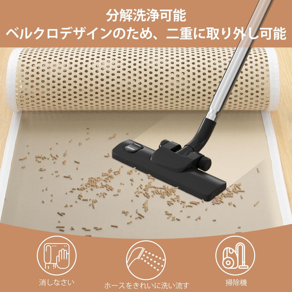 Ycozy Extra Large Cat Litter 90 x Cat Toilet Double Side Opening Cat Litter Removal Splat Prevention Double EVA Cat Honeycomb Waterproof and