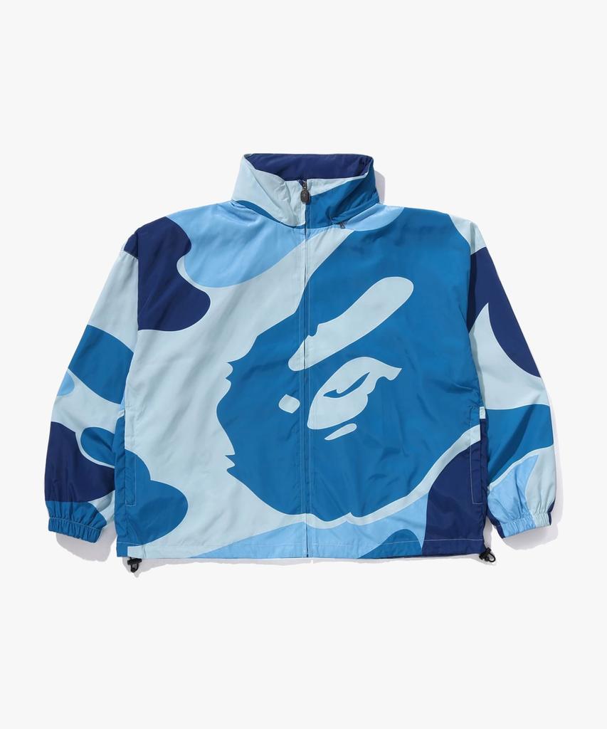 Bape Abc Camo Nylon Hooded Jacket (M) Blue