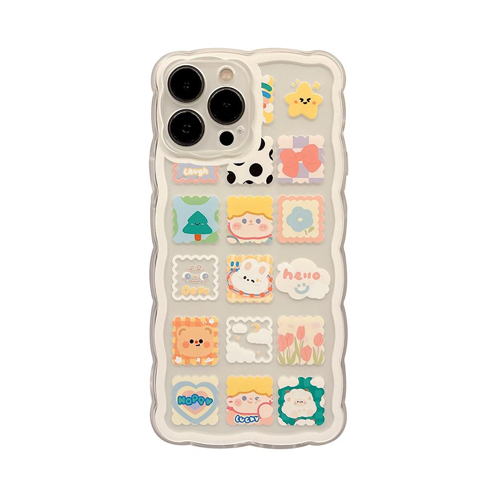 Cartoon 14 for IPhone15 for Apple Phone Case 12 Cute 11 Transparent 13/X/8 Soft 16promax