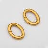2Pcs 1Pc Charm Stainless Steel Buckle Heart Circular Connector DIY Necklaces Jewelry Making Lobster Buckle Accessories Wholesale
