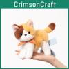 Bow Adorable Standing Cat Plush Toy For Children Birthday Present Collection And