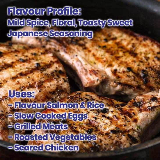 CRISTA Asian Spices | Togarashi Seasoning X 45 Gms | Tom Yum Seasoning X40 Gms | Furikake Seasoning X 40 Gms | Sichuan Peppercorn X40 Gms