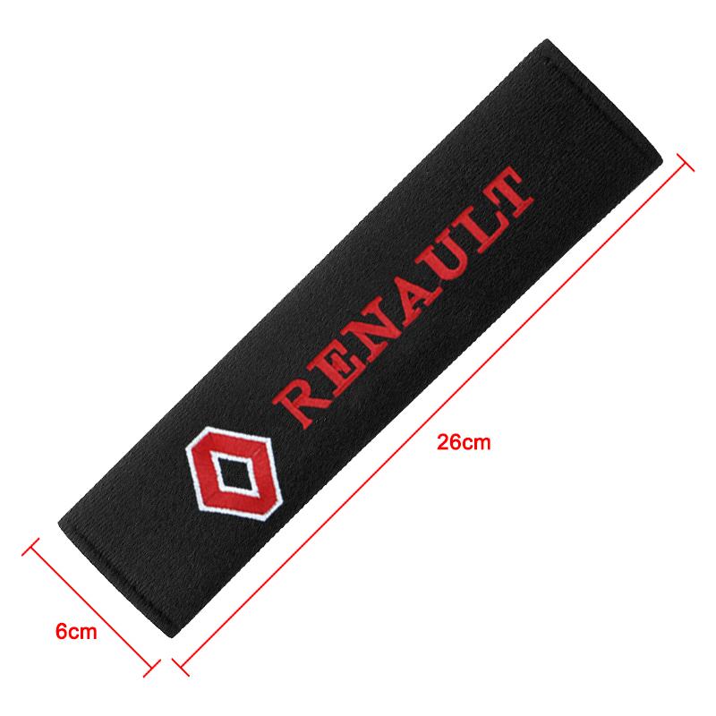 2 шт. Накладки-протекторы на плечевые ремни автомобильного сиденья Автоаксессуары для Renault Dacia Grand Scenic 4 XMOD Megane Clio 4 Laguna 2 3 Coupe