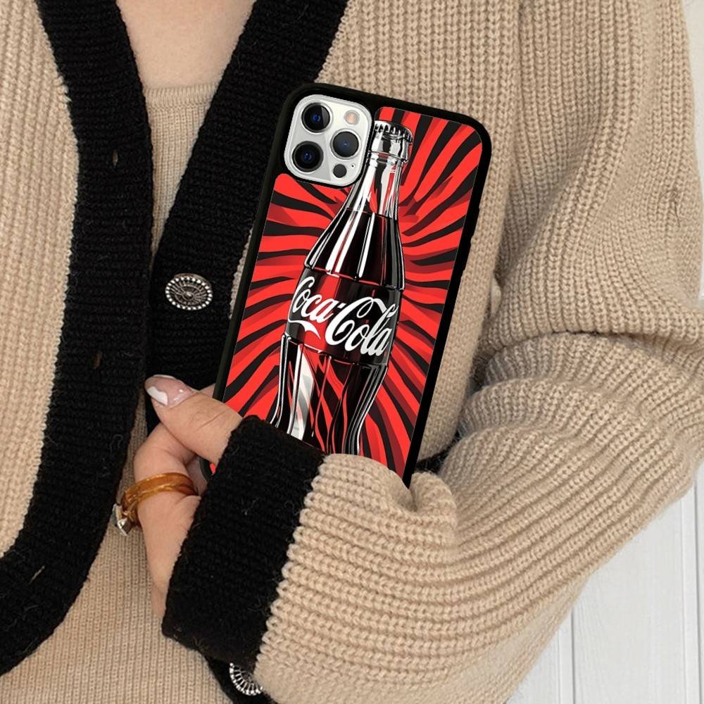 Чехол для телефона Hot C-Coca Drinks C-Cola для IPhone 11 12 13 14 15 16 17 Pro Max Plus, PC+TPU
