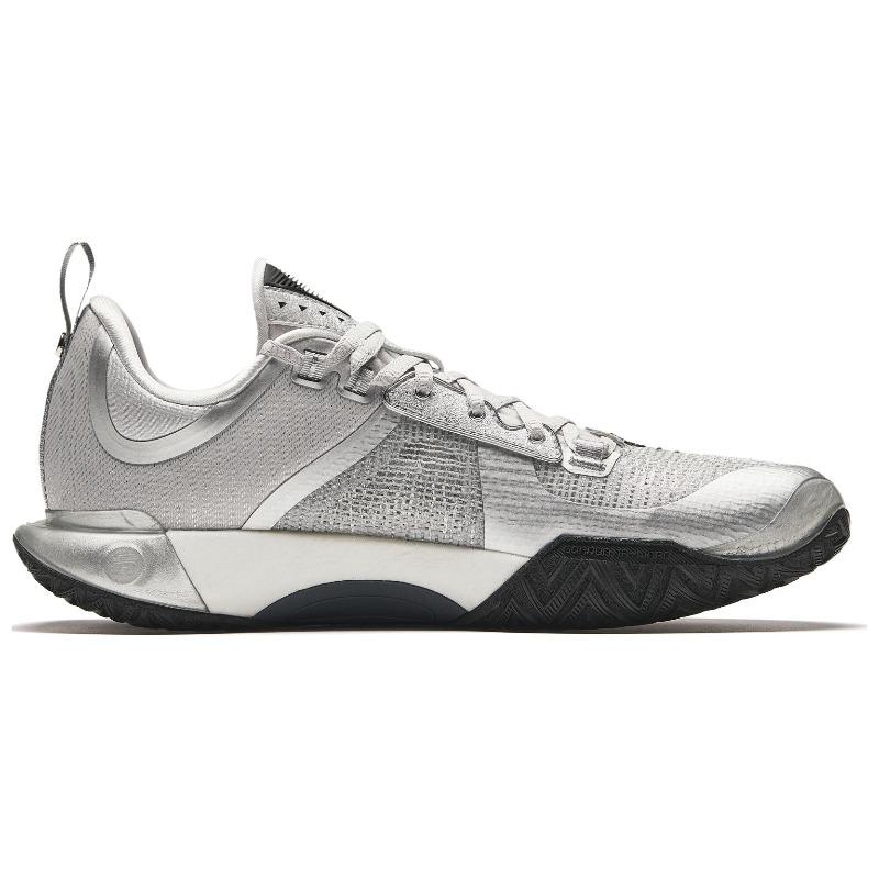 Anta GH5 Hayward 5 Silver Bullet Men Low Top Basketball Shoes Silver Black 112431115-6