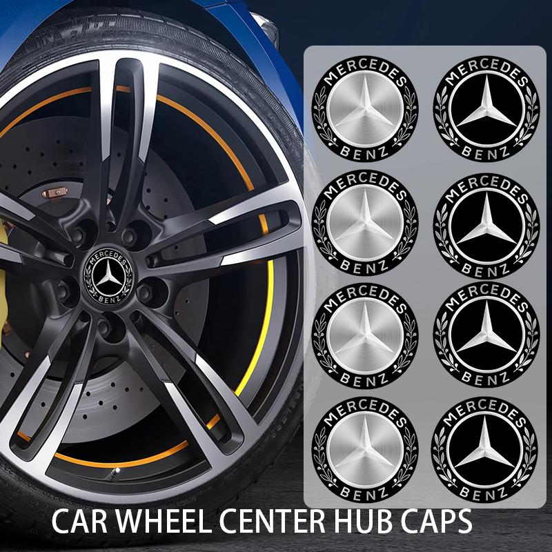 For Benz 4Pc 56mm/65mm Car Wheel Center Hub Cap Auto Rim Covers For Benz AMG classe GLK W206 W220 A180 W211 W205 RF1