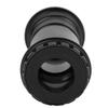 BB30 Alloy Bike Integrated Thrd Screw In Locking Bring Bottom Bracket Crankset   Accessory(Black )