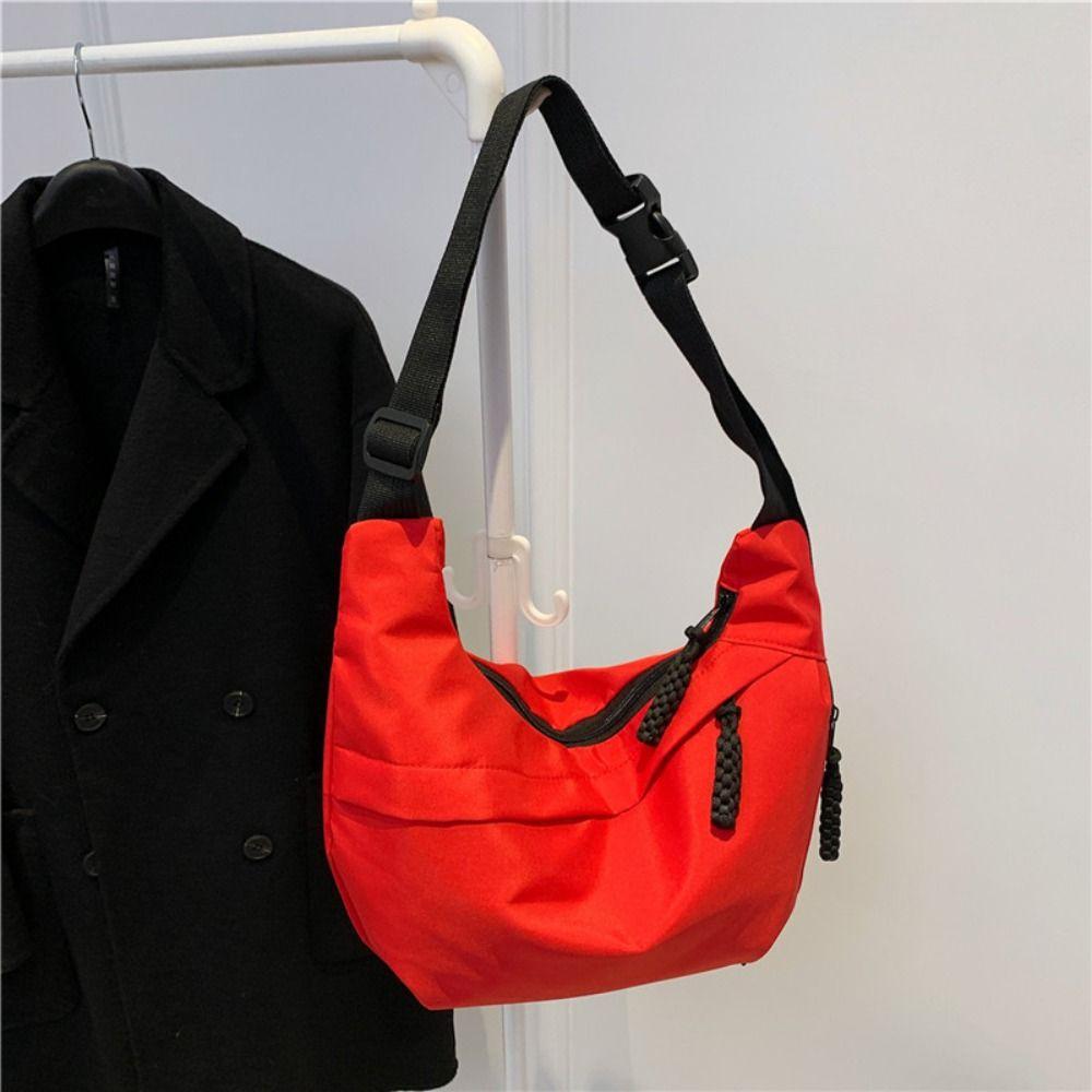 Nylon Single Shoulder Bags Handbag Large Capacity Sports Bag Fashion Oxford Dumpling Bags  Unisex