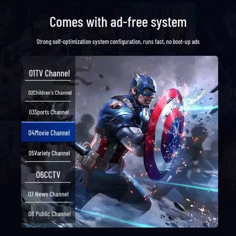 Портативный домашний кинотеатр-проектор P2 Ultra HD для спальни и общежития