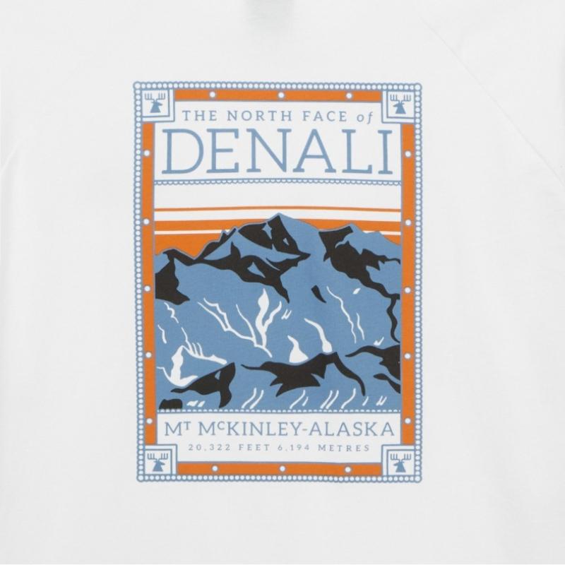 The North Face Мужская S КороткаЯ Рукав Футболка белаЯ