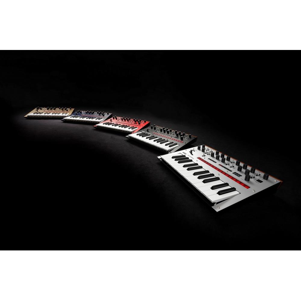 KORG Monophonic Analog Synthesizer Monologue BL Monologue Dark Blue 25 Keys 16 Step Sequencer with Oscilloscope Drive Lightweight Ideal for Carrying