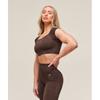 Gymshark Бесшовный укороченный топ Adapt X Whitney Animal Brown B3b2h Nc4g
