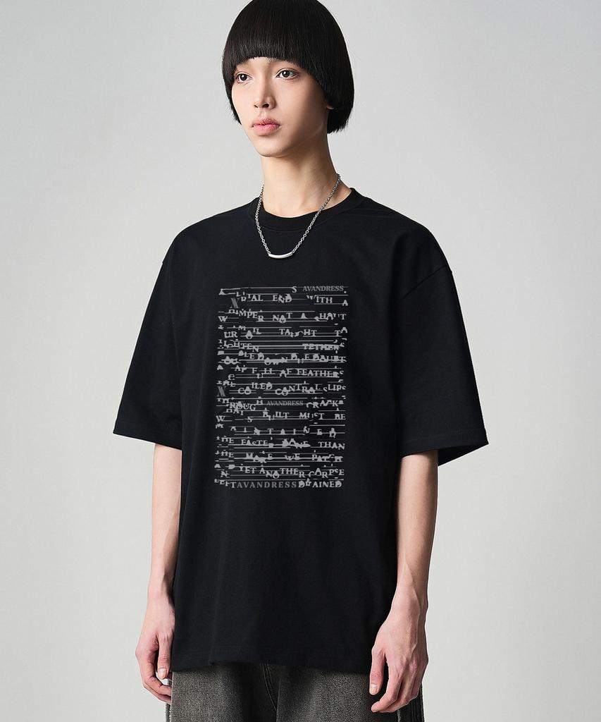 AVANDRESS Letter T-Shirt - 4Col