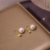2022 Elegant Freshwater Pearl Earrings with Retro Design
