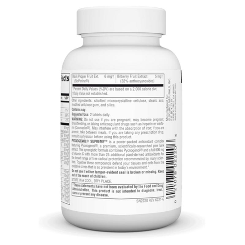 Source Naturals Пикногенол 100мг 60 таблеток