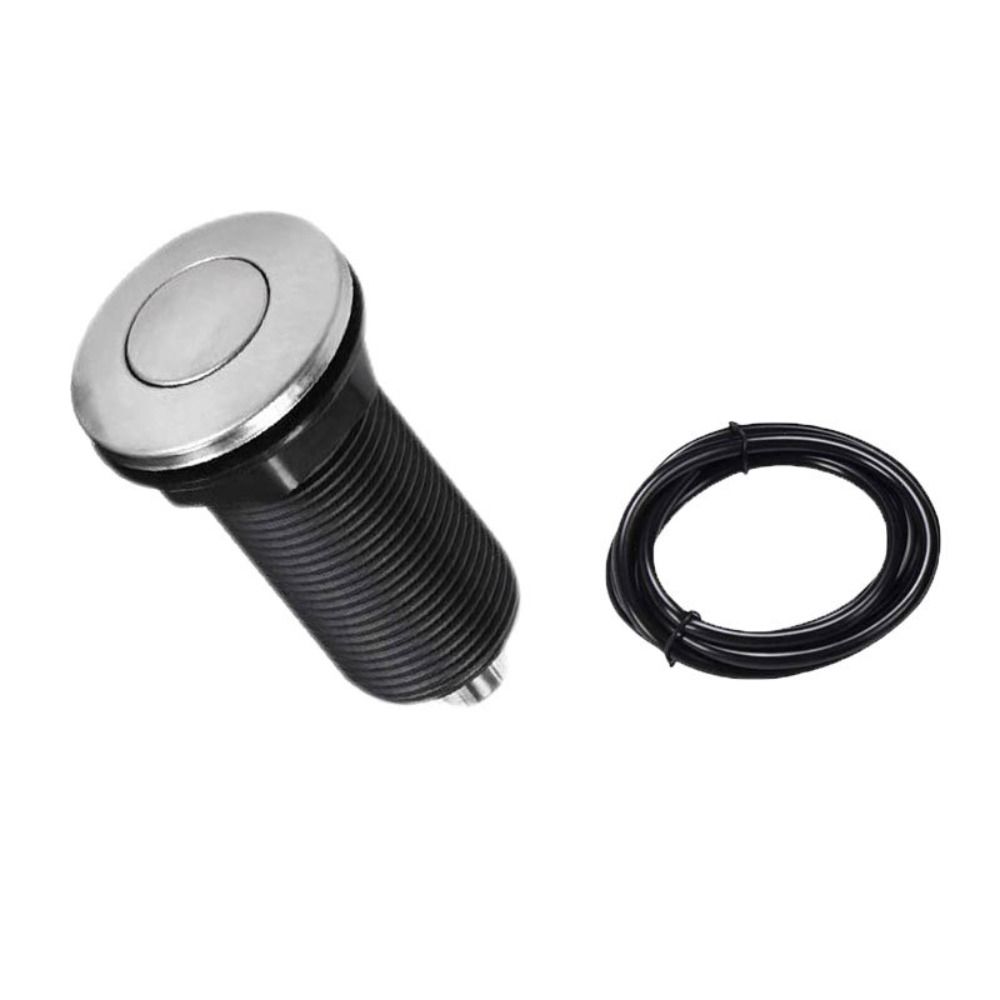 Удлиненный переключатель для утилизации мусора из нержавеющей стали с воздушным шлангом, детали для утилизации пищевых отходов