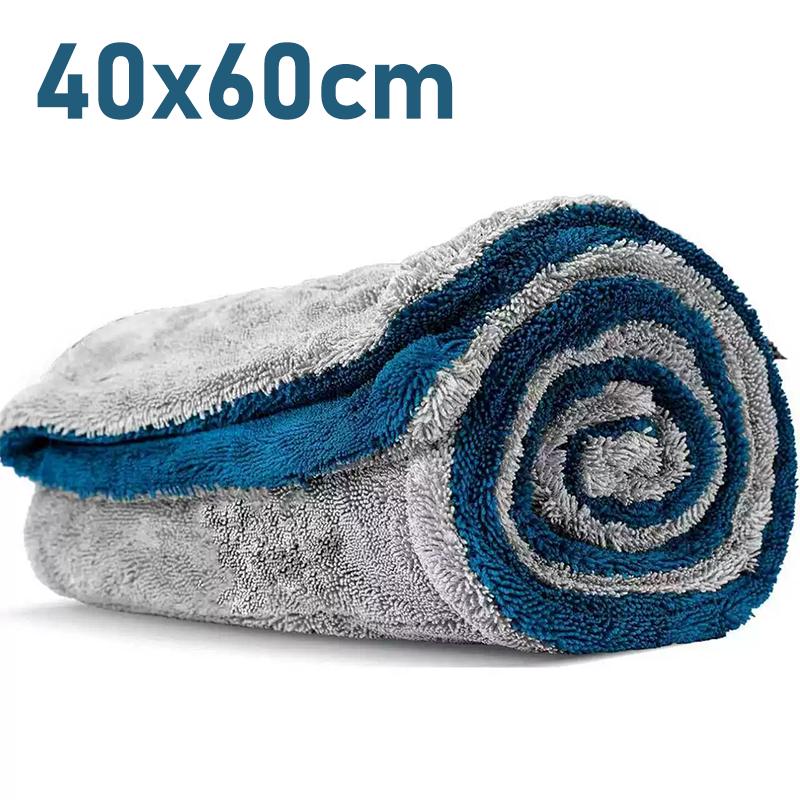 60x120 см Большое автомобильное полотенце 1400 Г/м² Высокоабсорбирующая Ультра-толстая сушильная ткань для детейлинга автомобиля Мягкое полотенце для очистки без царапин