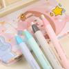 Press Retractable Pencil Eraser Correction Supplies Pen Style Pencil Rubber