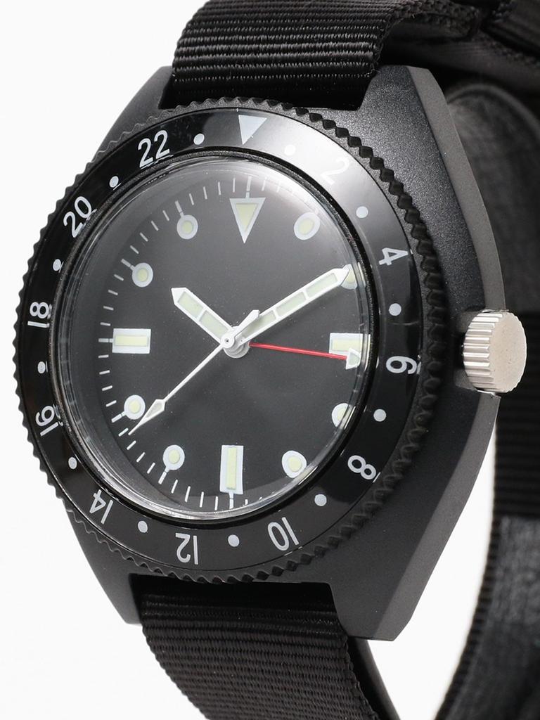 Часы Mil Travel Watch ЧЕРНЫЕ БЕСПЛАТНО 38480025707 [Beams Plus] TYPE-P24 Мужские