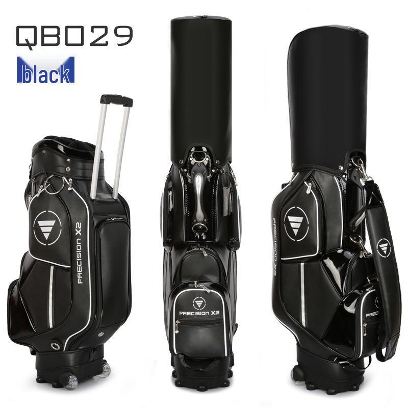 PGM Golf Bag Pull Cart With Wheels - Unisex Portable