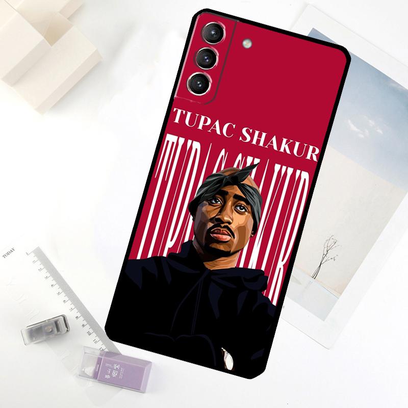 Чехол для телефона Tupac 2Pac Amaru Shakur для Samsung Galaxy S25 S26 Ultra S20 S21 S22 S23 S24 Ultra S10 Plus S25 FE
