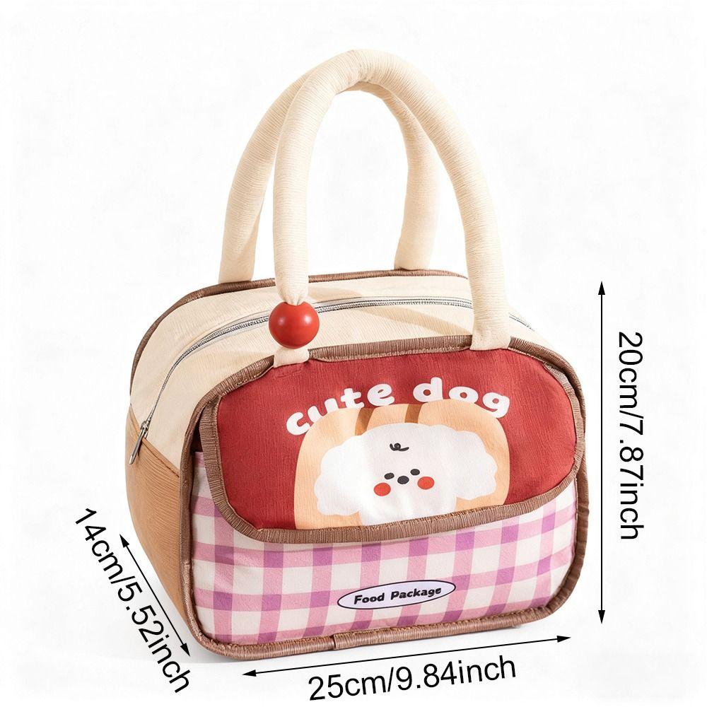 Thickened Lunch Bag Large Capacity Insulated Bag Cute Lunch Box Food Storage