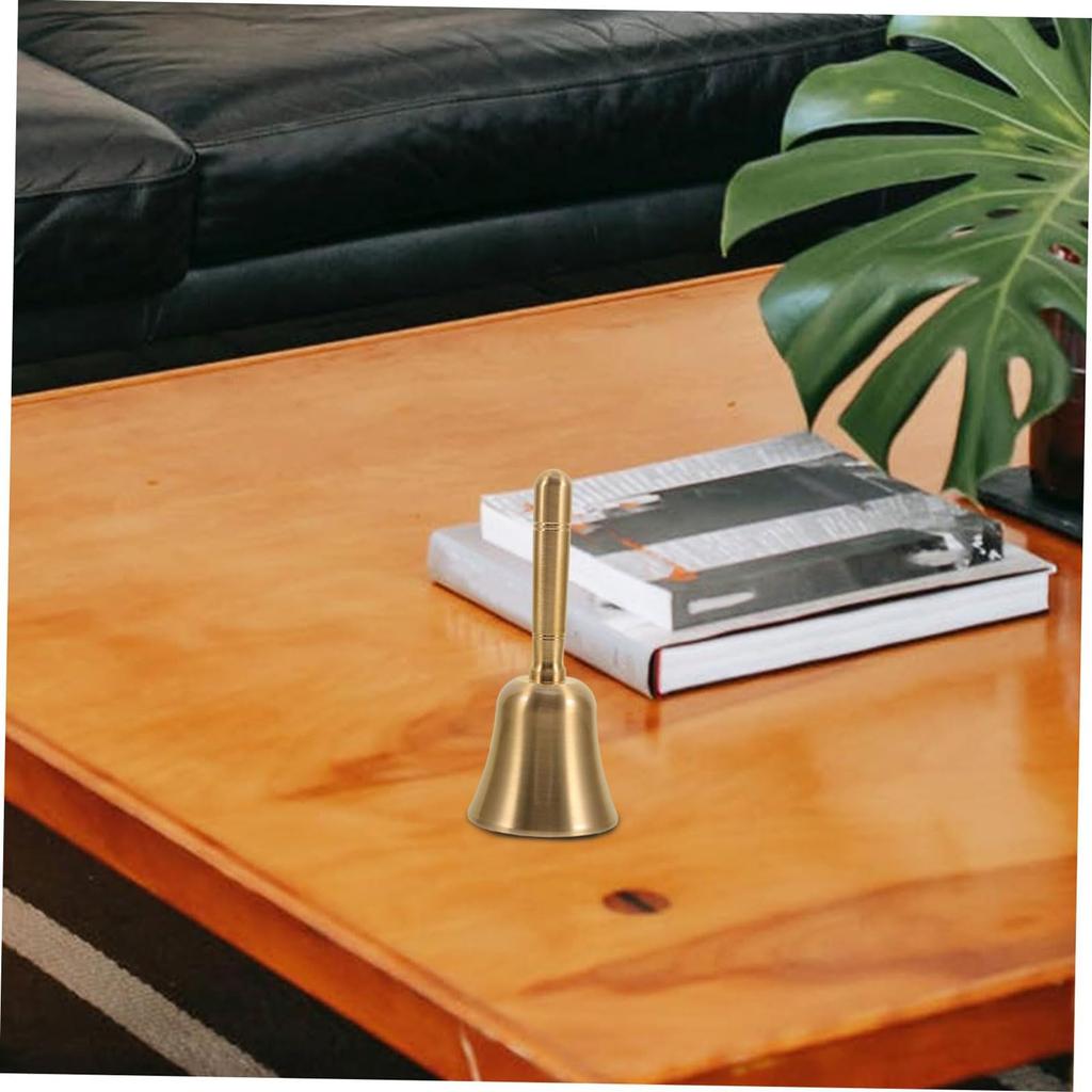 FUYUERO Ручной колокольчик для вызова Медный Зов ветра Заказ еды Ресторан Металл Фестивальные принадлежности Колокольчик, Ручной взмах Латунь, Колокольчик, Перезвон, Люди, Колокольчик, Колокольчик,