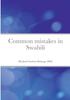 Книга Common Mistakes In Swahili
