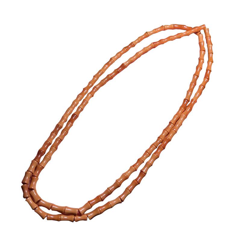 Чётки из оливковой косточки и бамбука со 108 бусинами и разделителем «Принц»