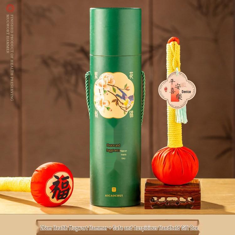 Year of the Horse Mugwort Health Hammer - Creative New Year Gift for Elders