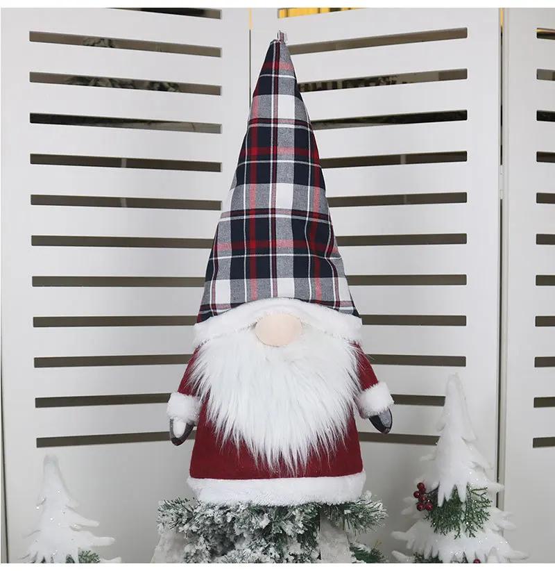 Лес Старик Верхушка Дерева Звезда Креативная Безликая Кукла Шляпа Ёлки Принадлежности для Украшения Дома