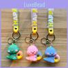 Adorable Silicone Cartoon Dinosaur Keychain For Car Keys And Accessories