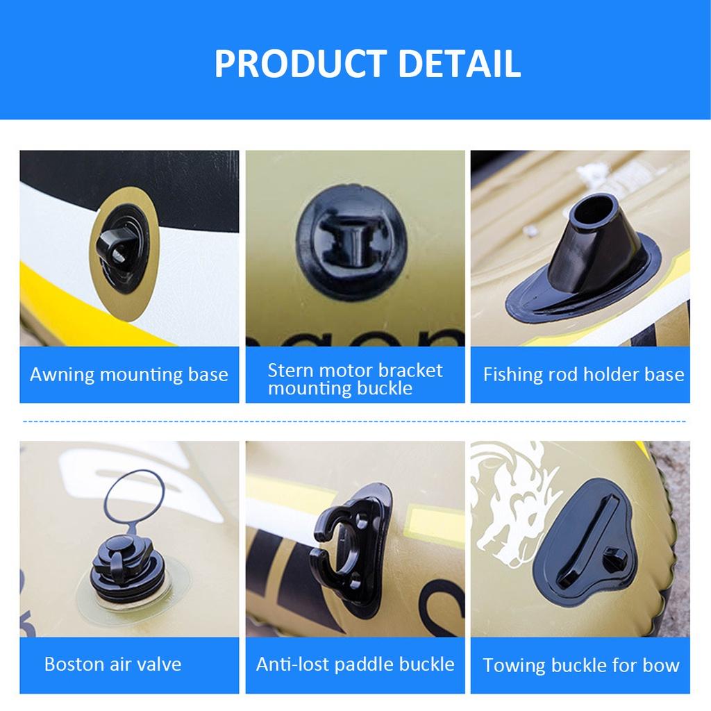 220В 2/3-местные гребные лодки Летний бассейн Водные виды спорта Надувные лодки ПВХ Водный поплавок Рыбалка Речная лодка Весла Каноэ Воздушный насос