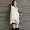 Faux Mink Coat Women's Mid-length Autumn and Winter Thick Plus Size Hooded Fur Coat Women Are Thin