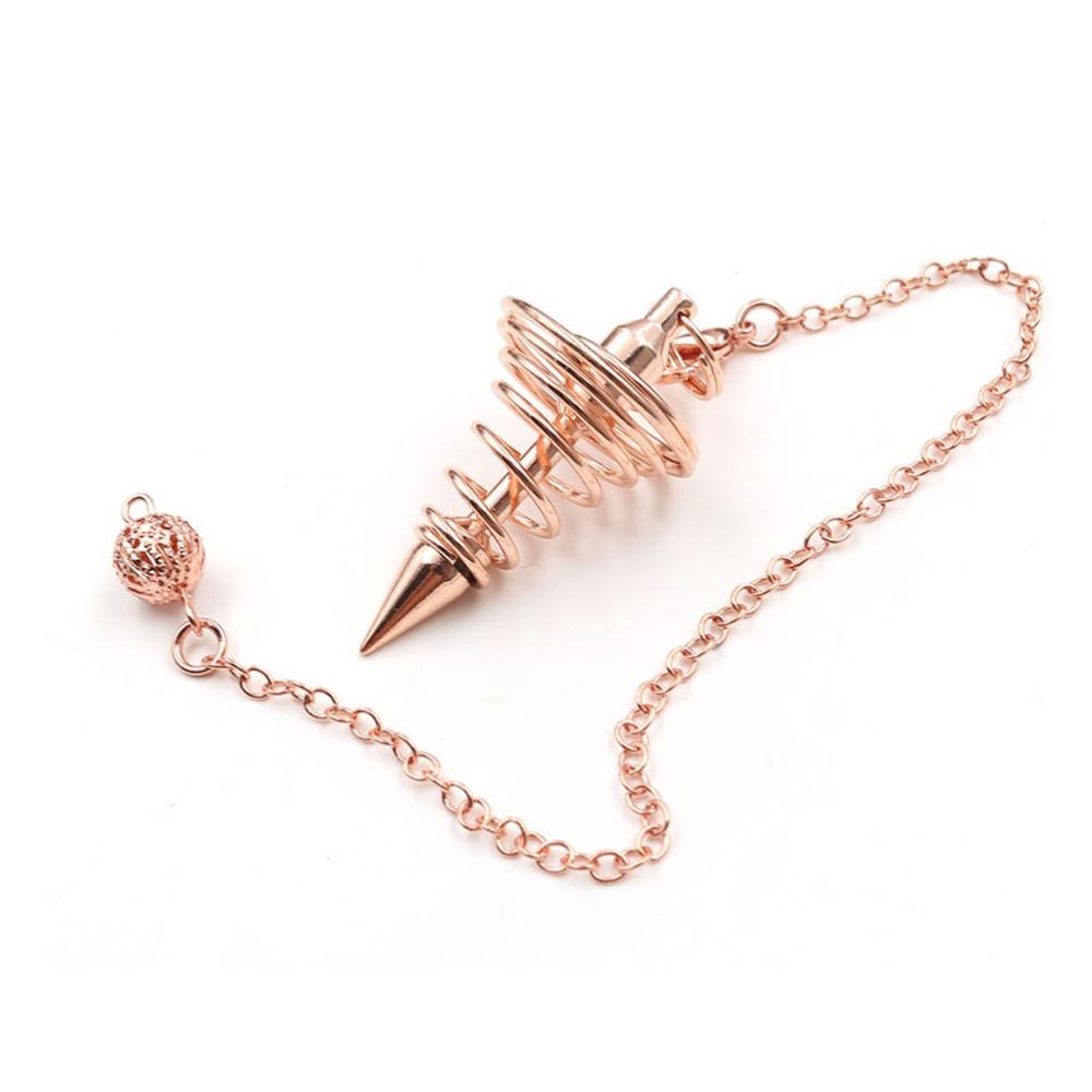 Copper Plated Chakra Pendulum Ornament 1.65x0.86 in Meditation Pendulum Personal Use