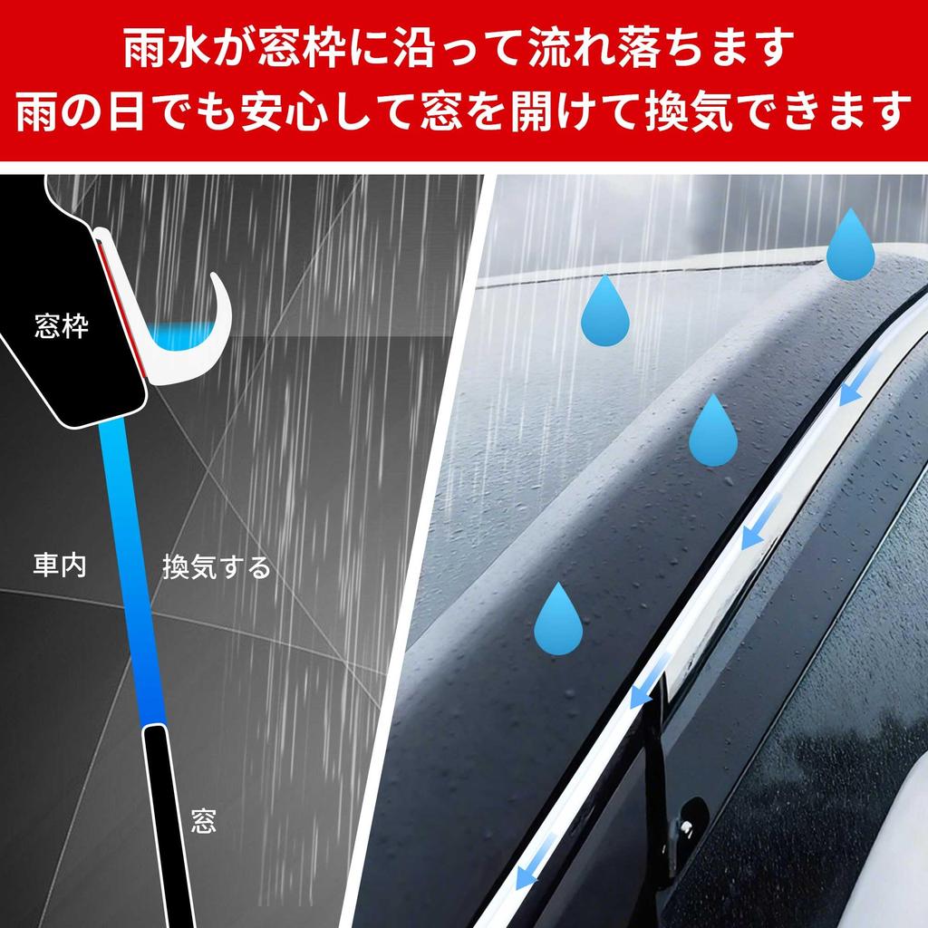Обин 16,4 фута (5 м) Молдинг двери автомобиля, Водосток, J-образный, Универсальный, Водоотталкивающий,
