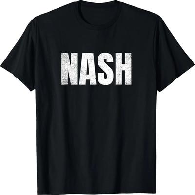 Нэшвилл Теннесси - Классическая футболка с текстом Nash Block
