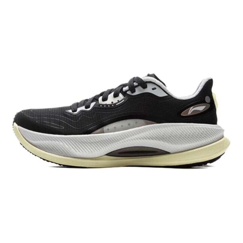 Li Ning Yueying 4 PRO Амортизация Скольжение Упругость Низкие Повседневные Беговые Кроссовки Мужские Черные ARHV007-4