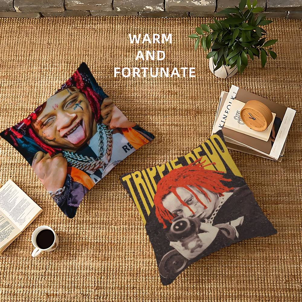 Rapper T-Trippie R-Redds Cushion Cover Polyester Sofa Cushions Decorative Throw Pillows Home Decoration Pillowcover
