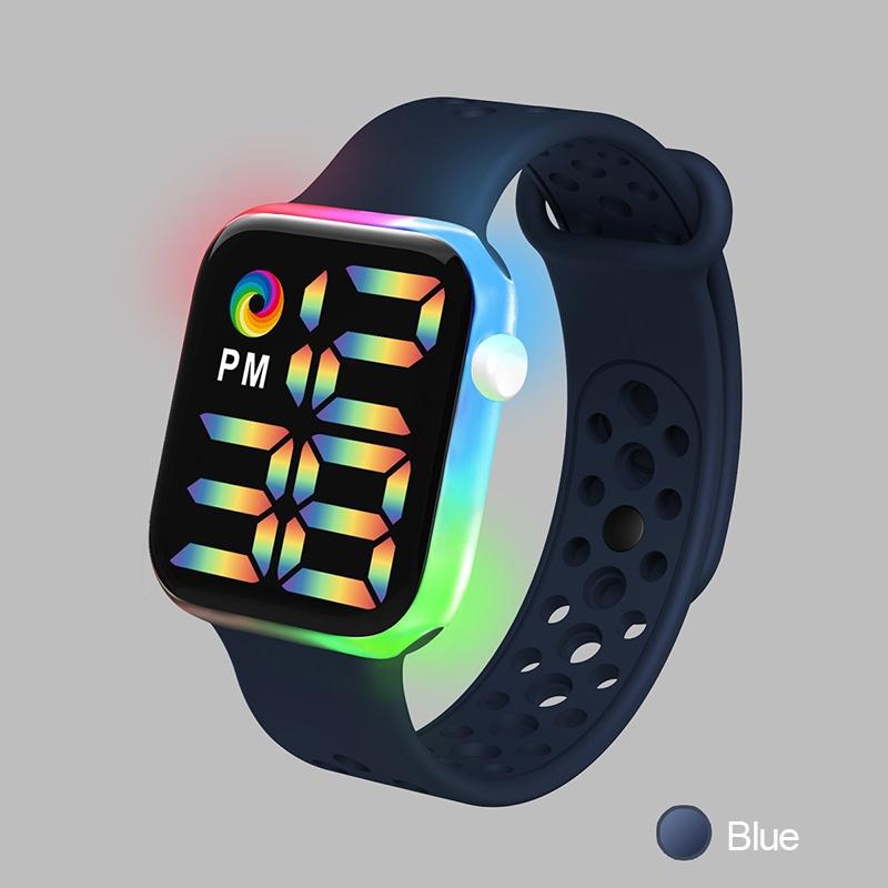 30M Waterproof LED Color Unisex Digital Watch