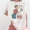 Funny Retro Quote Shirt Sarcastic Women Graphic Tee WorkWomen Printed Tshirt Summer Retro Pattern Casual Women Clothes