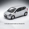 FIQ1 New 1/64 Diecast Car Model Honda Fit Cars Alloy Simulation Small-scale Car Model Miniature Toy Collection Decoration Gifts