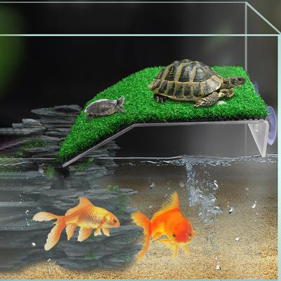 Платформа для купания черепах, Имитация лужайки, Рампа, Док для черепах, Плавучий остров для террариума рептилий, Аксессуар для аквариума
