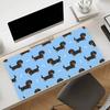 Cute Dachshund Dog  Mouse Pad Nonslip Rubber Computer Mat Gamer Balance Decoracion Deskmat Laptop Office Large