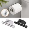 Adhesive Toilet Paper Roll Holder 304 Stainless Steel Wall Mounted Tissue Towel Bath Ball Holder Rack for Kitchen Bathroom