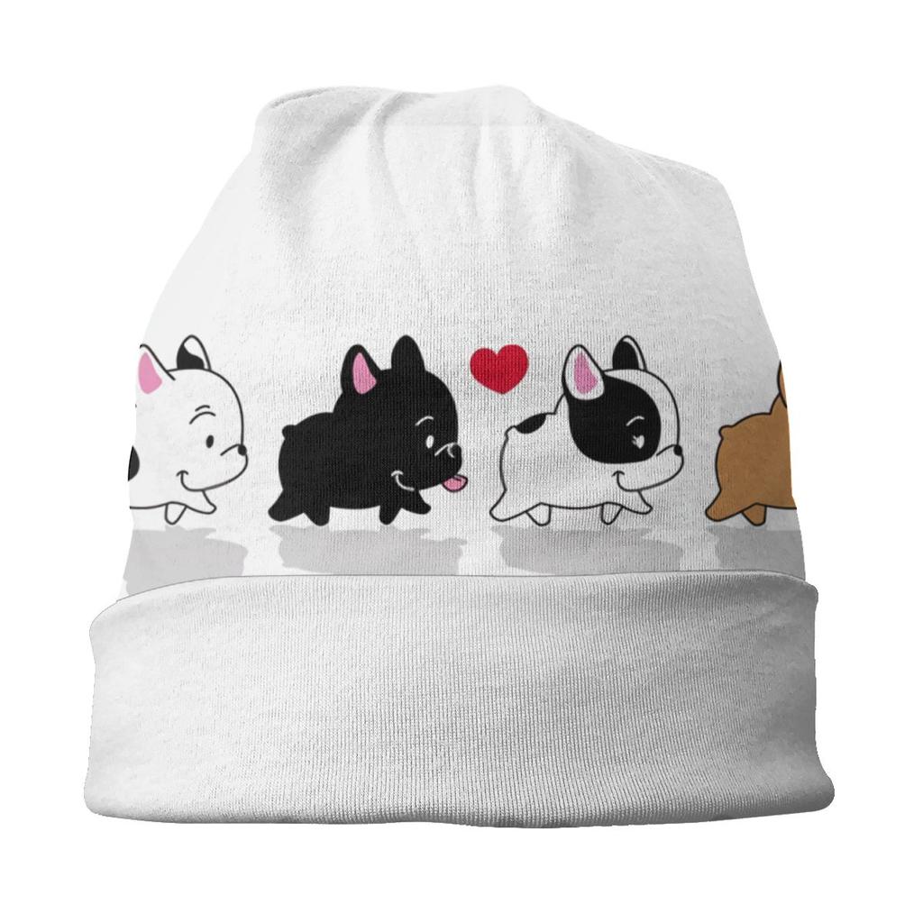 Семья Frenchie, французский бульдог, шапочка для любителей собак, вязаная шапка унисекс, женская теплая зимняя шапка в стиле хип-хоп Skullies, шапка для лыж