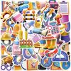 50 3D Tools Graffiti Stickers Personalized Decoration Guitar Laptop Suitcase DIY Waterproof Children's Stickers